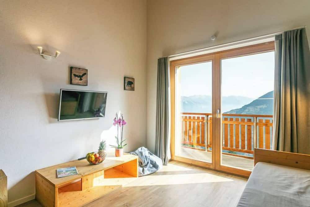 Ganze Wohnung, T-Resort La Tzoumaz 2p4 vue vallée in La Tzoumaz, Riddes