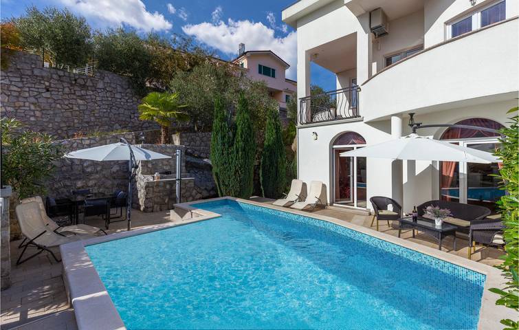 Ferienhaus für 8 Personen, mit Pool und Ausblick sowie Terrasse, mit Haustier in Opatija Riviera - 2