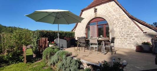 Gîte pour 6 personnes, avec vue et jardin à Padirac