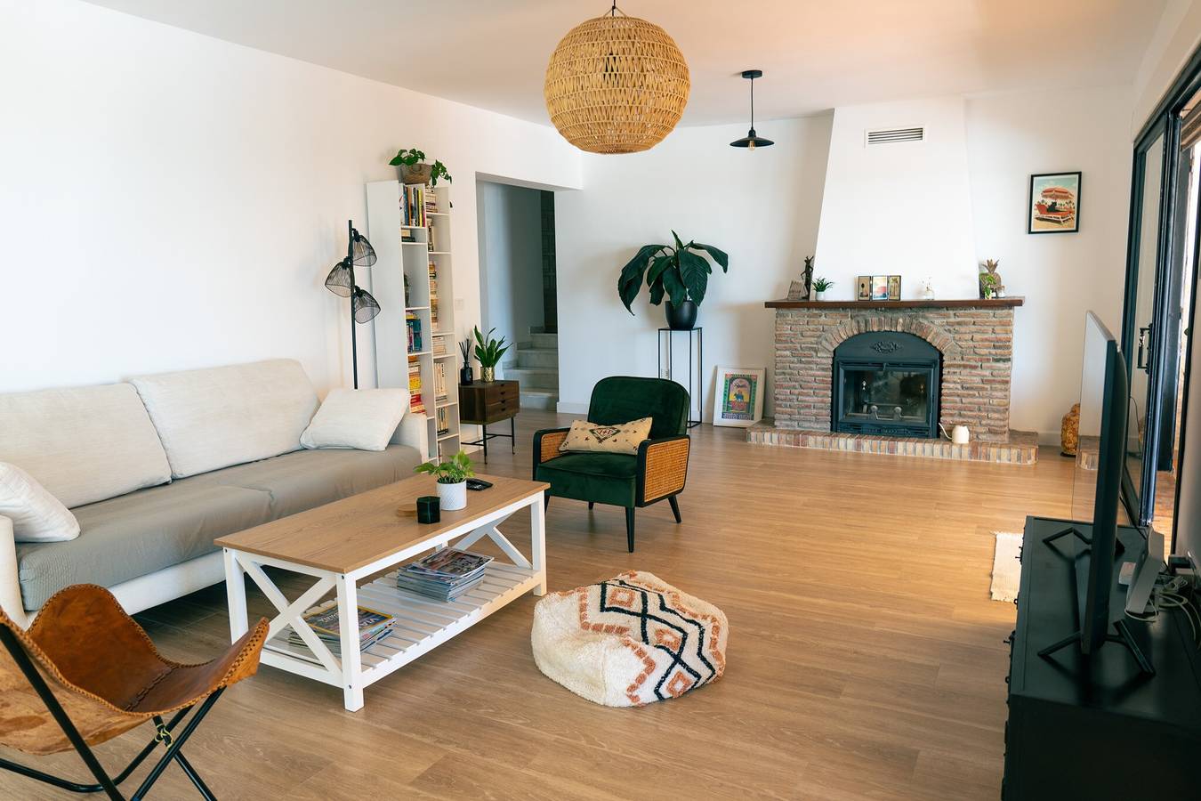 Villa « Andalusienne » avec vue sur la mer, Wi-Fi et climatisation in Málaga (Este), Malaga