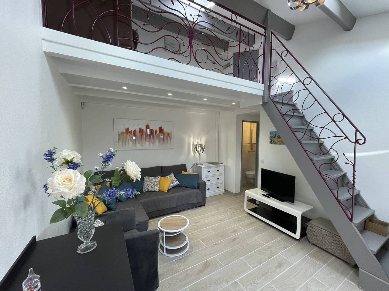 Villa de vacaciones con terraza, clim, jardín, Bbq, cerca de la playa en St. Cyprien in Saint-Cyprien-Plage, Saint-Cyprien