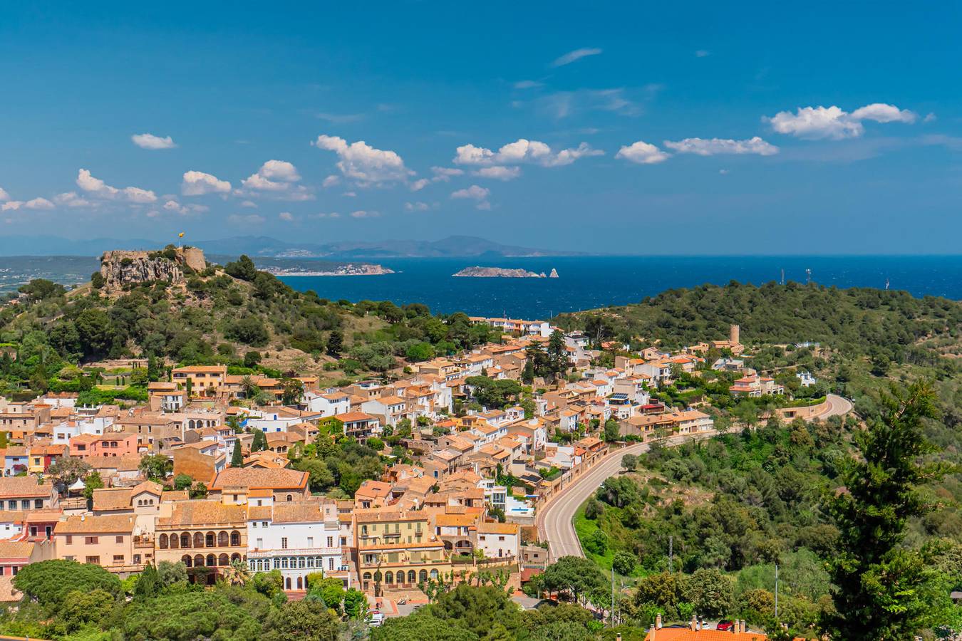 Appartement entier, Appartement au centre  avec des magnifiques vues sur Begur. in Begur, Costa Brava