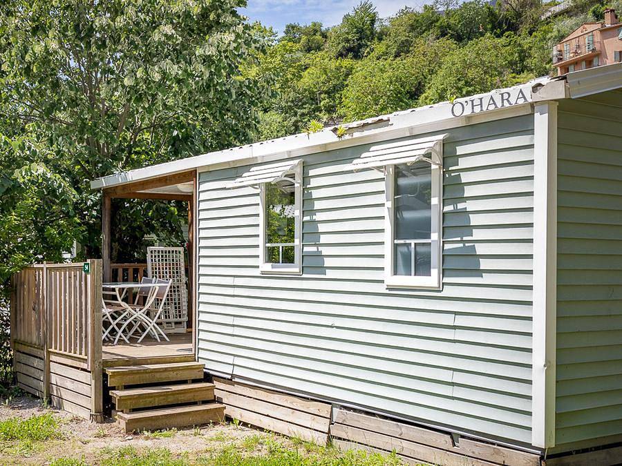 Camping les Templiers - Mobilheim 4 personen - Nature 25m² / 2 Schlafzimmer / ohne Klimaanlage in Roquebillière, Nizza und Umgebung