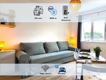 Gîte pour 2 personnes, avec vue à Bourg-la-Reine