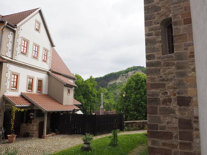 Ganze Ferienwohnung, Die alte Kantorei - historische Ferienwohnung - Die alte Kantorei - historische Ferienwohnung, 70qm, 2 Schlafzimmer, max. 5 Personen in Kahla, Saaleland