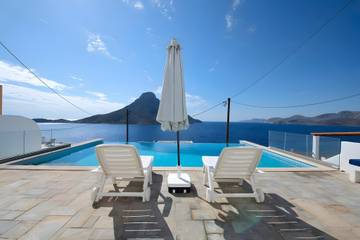 Cottage pour 4 personnes, avec balcon, adapté aux familles dans Kalymnos