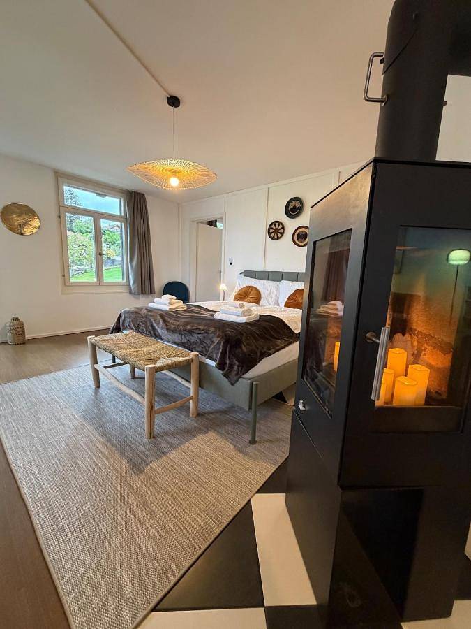 Ferienwohnung für 6 Personen, mit Balkon und Terrasse sowie Garten und Sauna in Thun - 4