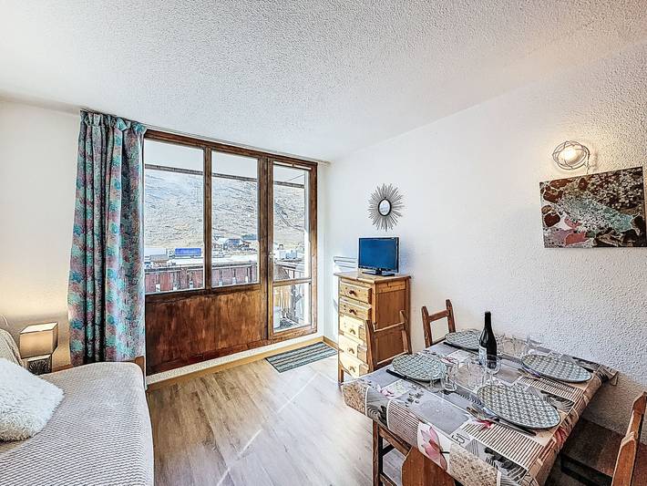 Appartement de vacances pour 4 personnes, avec balcon à Tignes