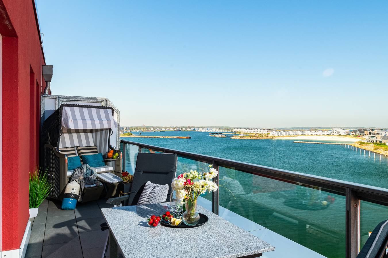 Ganze Ferienwohnung, Nordmole 22 Penthouse in Olpenitz, Kappeln