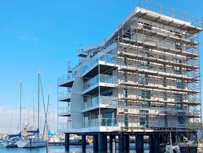 Ganze Wohnung, Wasservilla mit Panorama-Meerblick in Wendtorfer Strand, Wendtorf