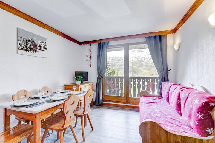 Gîte pour 5 personnes, avec balcon dans Station De Val Thorens - 2