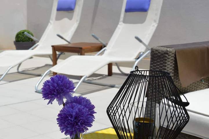 Appartement de vacances pour 4 personnes, avec piscine et jardin - 1