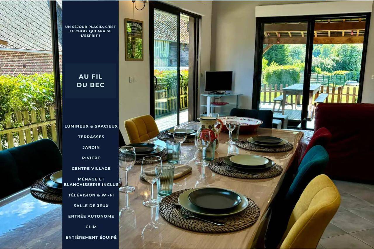 Three-Bedroom House in Le Bec-Hellouin, Région de Bernay