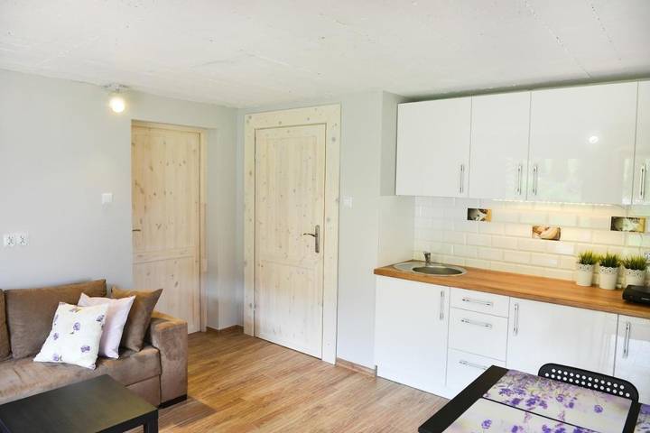 Apartament wakacyjny dla 4 osób, z widok i ogród w Ustrzyki Dolne