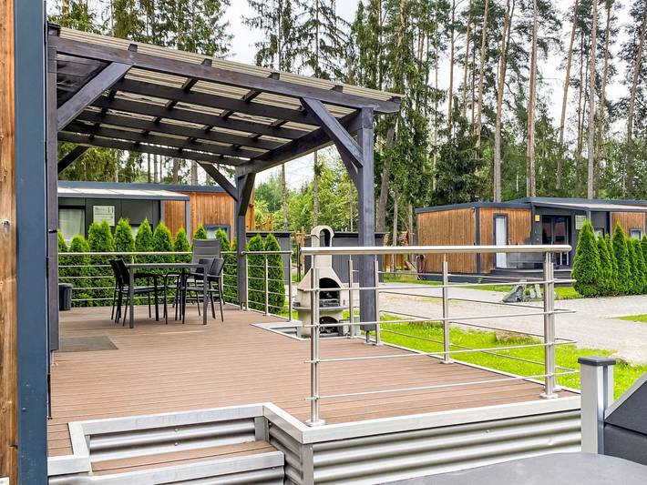 Ferienhaus für 4 Personen, mit Whirlpool und Terrasse sowie Garten und Sauna in Wackersdorf