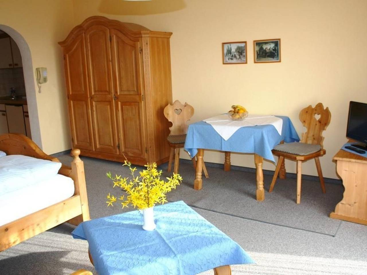 Ganze Wohnung, Appartementhaus mit Balkon und Gemeinschaftsgart in Bad Füssing, Bayerische Golf und Thermenland