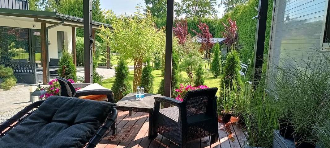 Camping für 2 Personen, mit Ausblick und Garten sowie Terrasse, mit Haustier in Polnische Ostsee