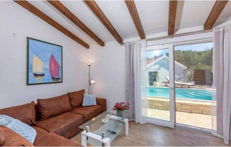 Apartment am Meer mit Pool, Terrasse und WLAN in Milna, Brac