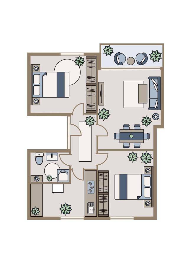 Ganze Wohnung, Family-Apartment mit Balkon, Küche, Parkplatz & Waschmaschine in Offenburg, Mittlerer Schwarzwald
