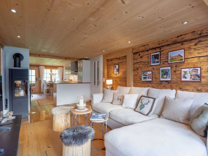 Ferienwohnung für 4 Personen, mit Balkon und Garten sowie Ausblick