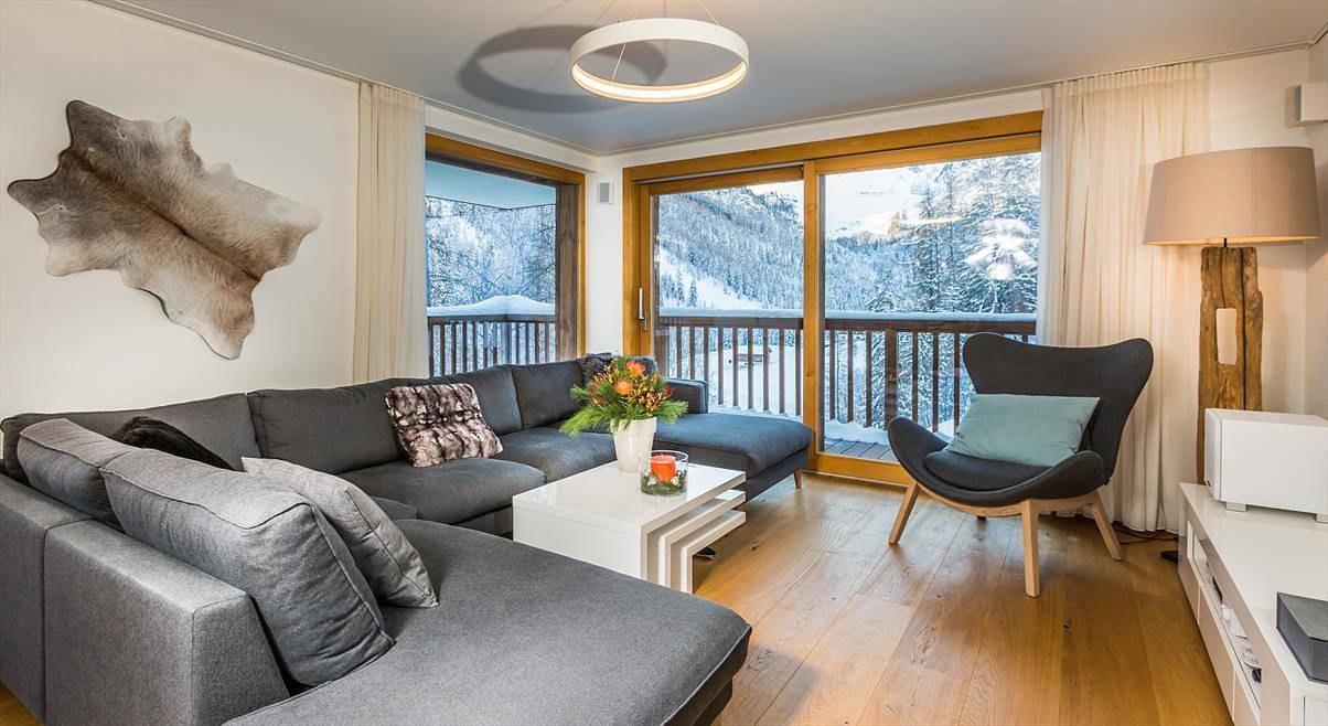 Ganze Wohnung, Luxus-Apartment, 3 Schlafzimmer mit Jacuzzi Chalet Rahas A Grimentz - Nach Mrs Miggins in Grimentz, Anniviers