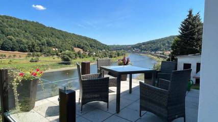 Ferienwohnung für 3 Personen, mit Terrasse und Garten in Festung Königstein