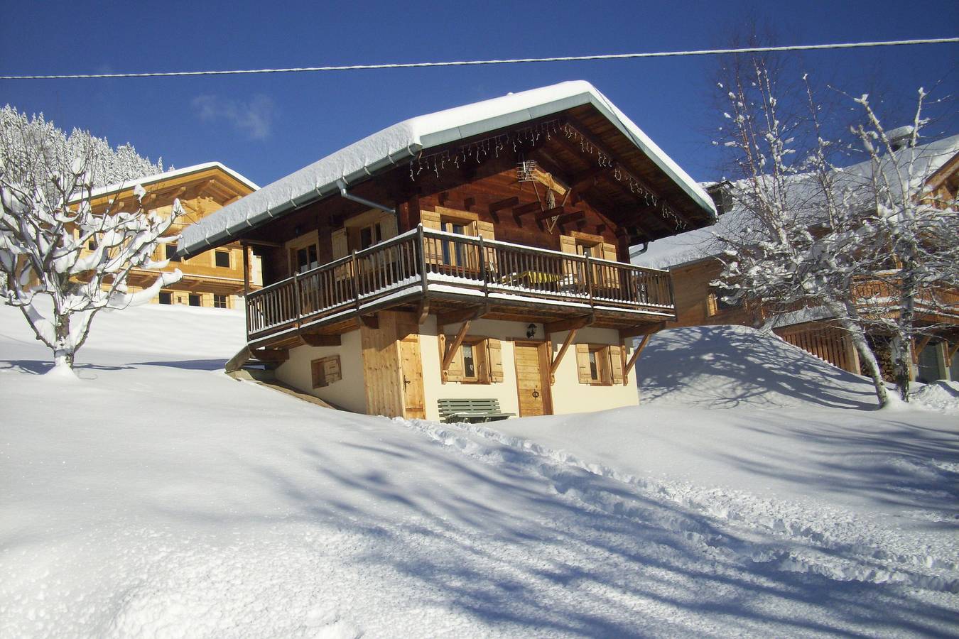 Chalet 'Bel Andain' mit Bergblick, privater Terrasse und eigenem Garten in Hauteluce, Albertville und Umgebung