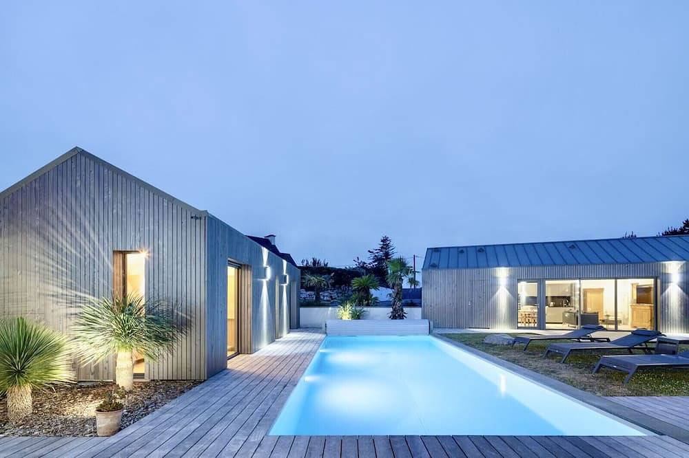 Architect designed villa, swimming pool, 8 pers *Villa Ar Mor* in Plouarzel, Brest und Umgebung