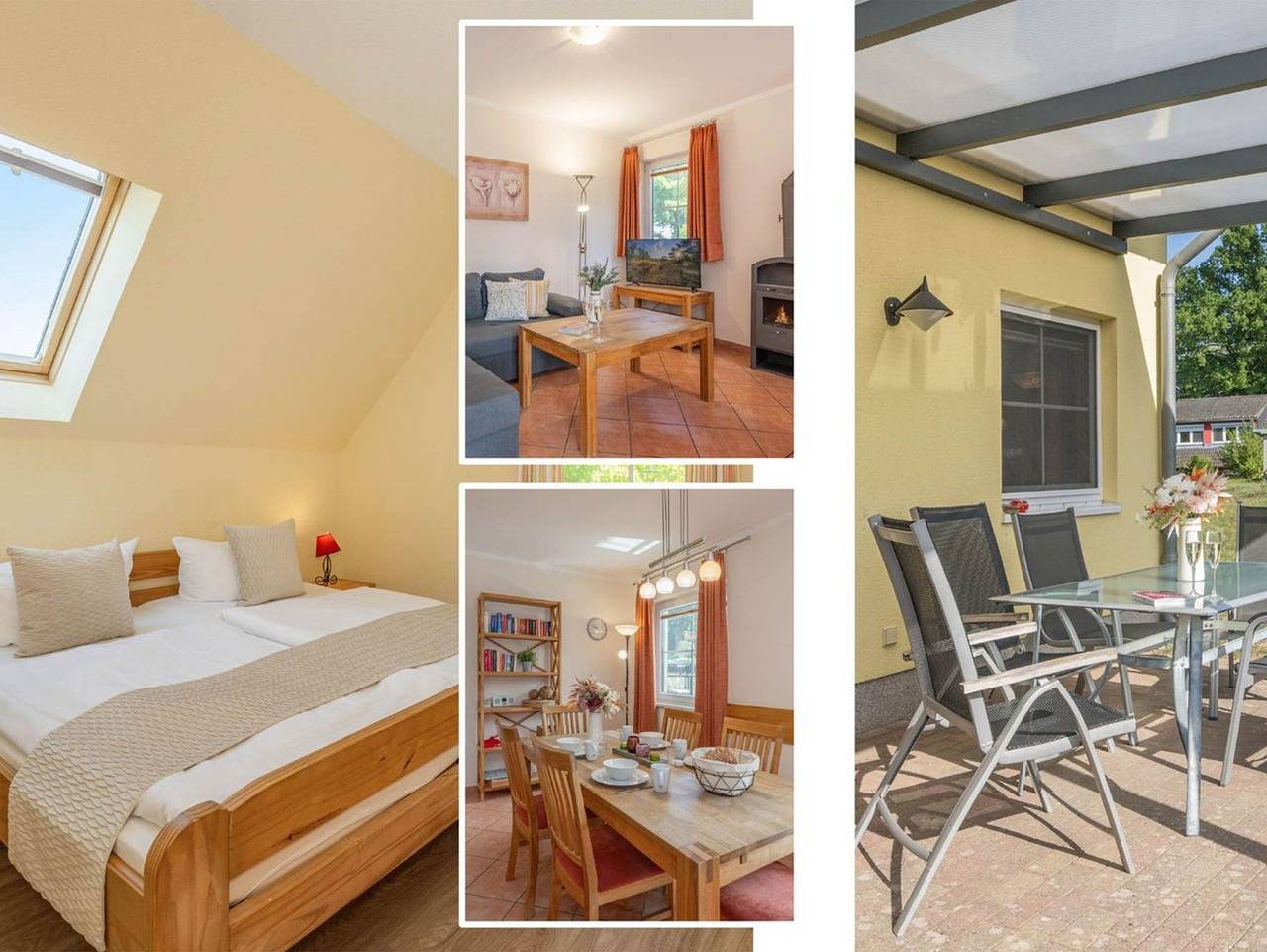 Ferienhaus See Idyll 2 - Gemütliches Ferienhaus in Korswandt mit Garten, 3 km vom Meer entfernt in Korswandt, Usedom