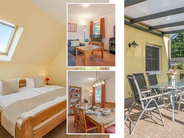 Ferienhaus für 6 Personen, mit Garten und Terrasse, mit Haustier in Korswandt