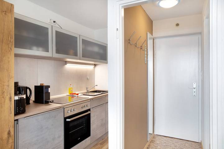 Ganzes Studio, Einzimmerapartment 'Appartment Biendl' mit privater Terrasse und Wlan in Mittenwald, Bayerische Alpen