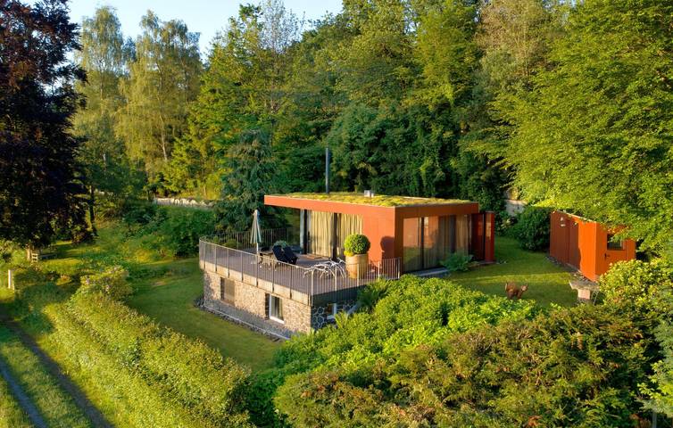 Ferienhaus für 4 Personen, mit Terrasse und Garten sowie Pool und Sauna in Poppenhausen