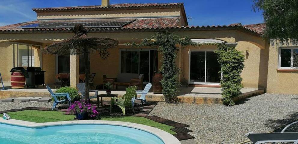 Gîte pour 5 personnes, avec jardin ainsi que piscine et vue à Nissan-lez-Enserune - 4