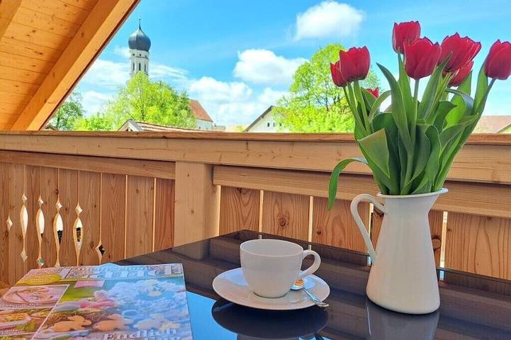 Ferienwohnung für 3 Personen, mit Garten und Balkon