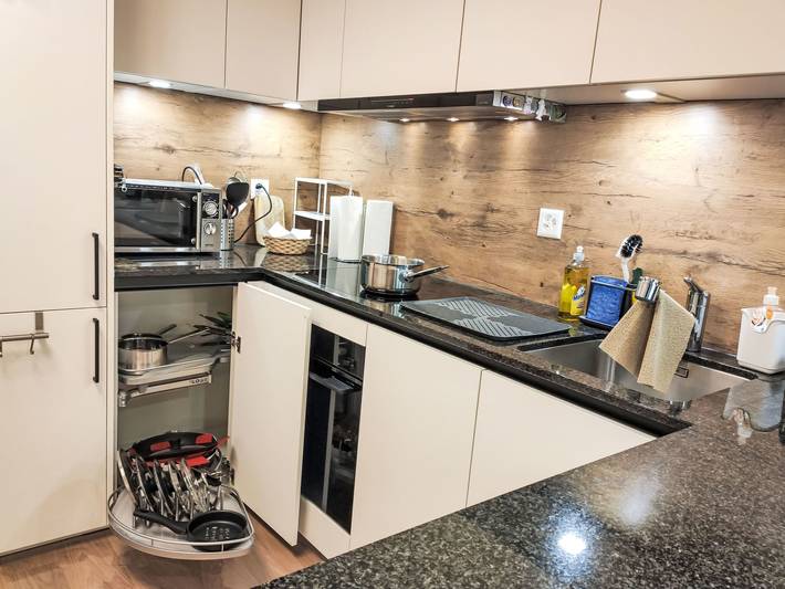 Ferienwohnung für 4 Personen, mit Balkon und Garten sowie Sauna in Davos - 2