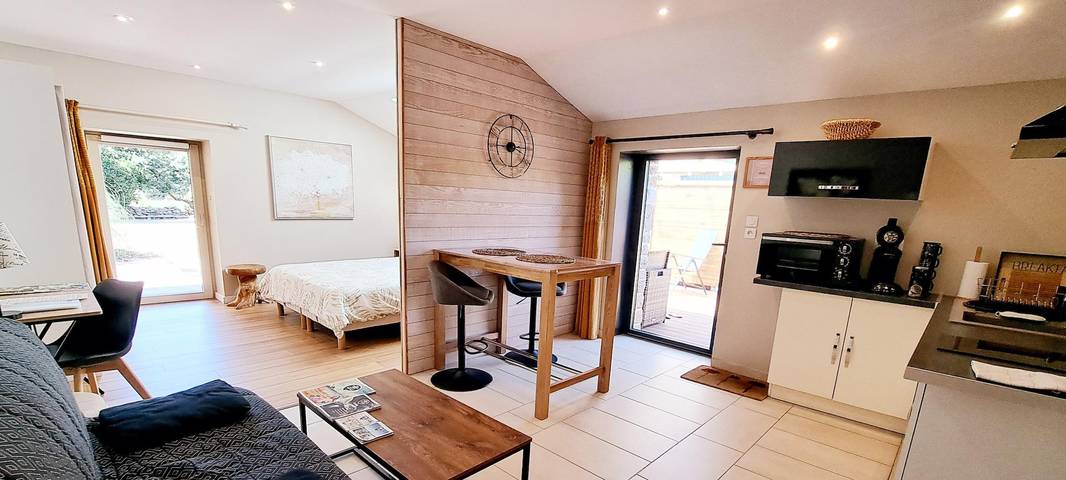 Maison de vacances pour 2 personnes, avec jardin et jacuzzi à Surzur