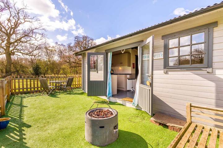 Dragonfly Spa Lodge in Thompson, Thetford Forest Park