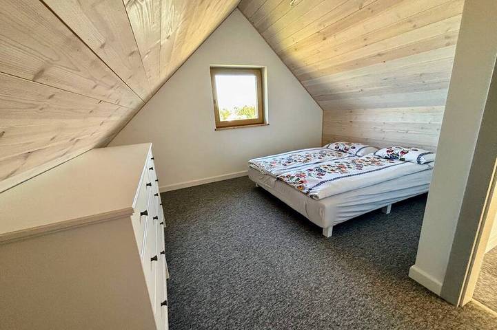 Rustikales Landhaus mit 2Sz, Sauna & Hot Tub auf der Insel Wolin nahe Swinemünde in Kołczewo, Stettiner Haff