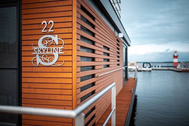 Hausboot für 4 Personen, mit Terrasse und Seeblick in Sachsen - 3