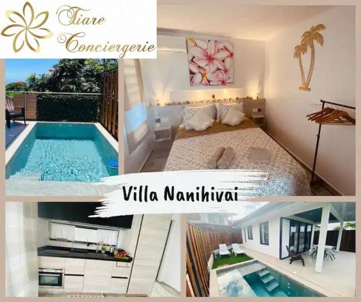 Villa pour 2 personnes, avec piscine ainsi que jardin et vue dans Tahiti - 4
