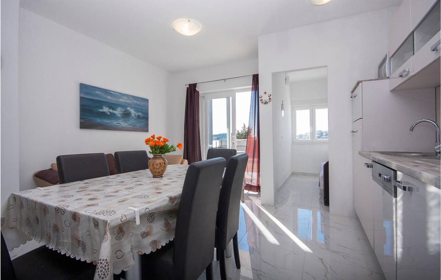 Geheel vakantieappartement, Vakantieappartement voor 5 personen met terras in Ražanj, Šibenik-Knin