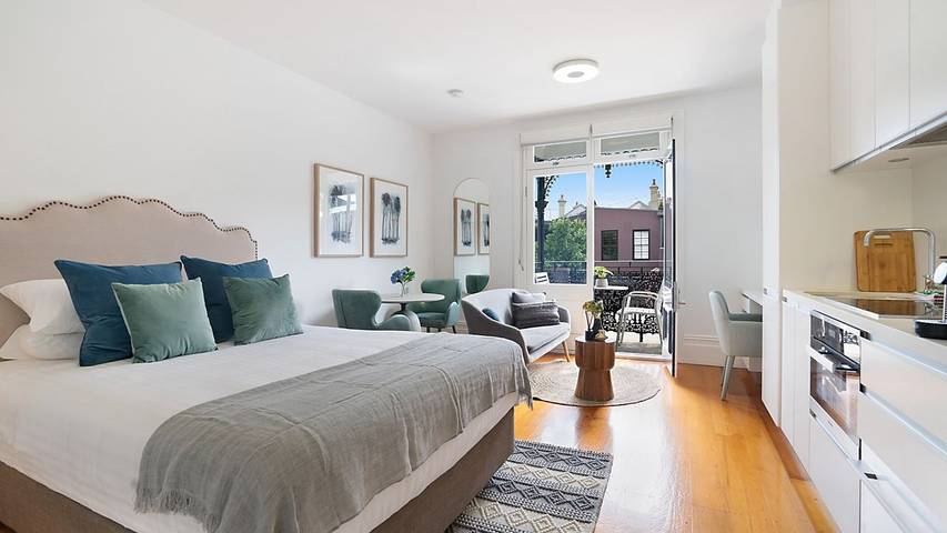 Studio für 2 Personen, mit Balkon/Terrasse in Sydney