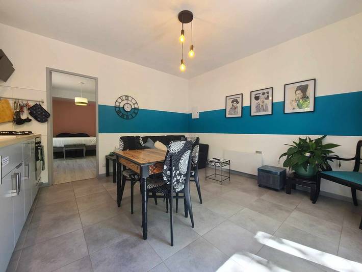 Appartement de vacances pour 3 personnes, avec jardin et terrasse