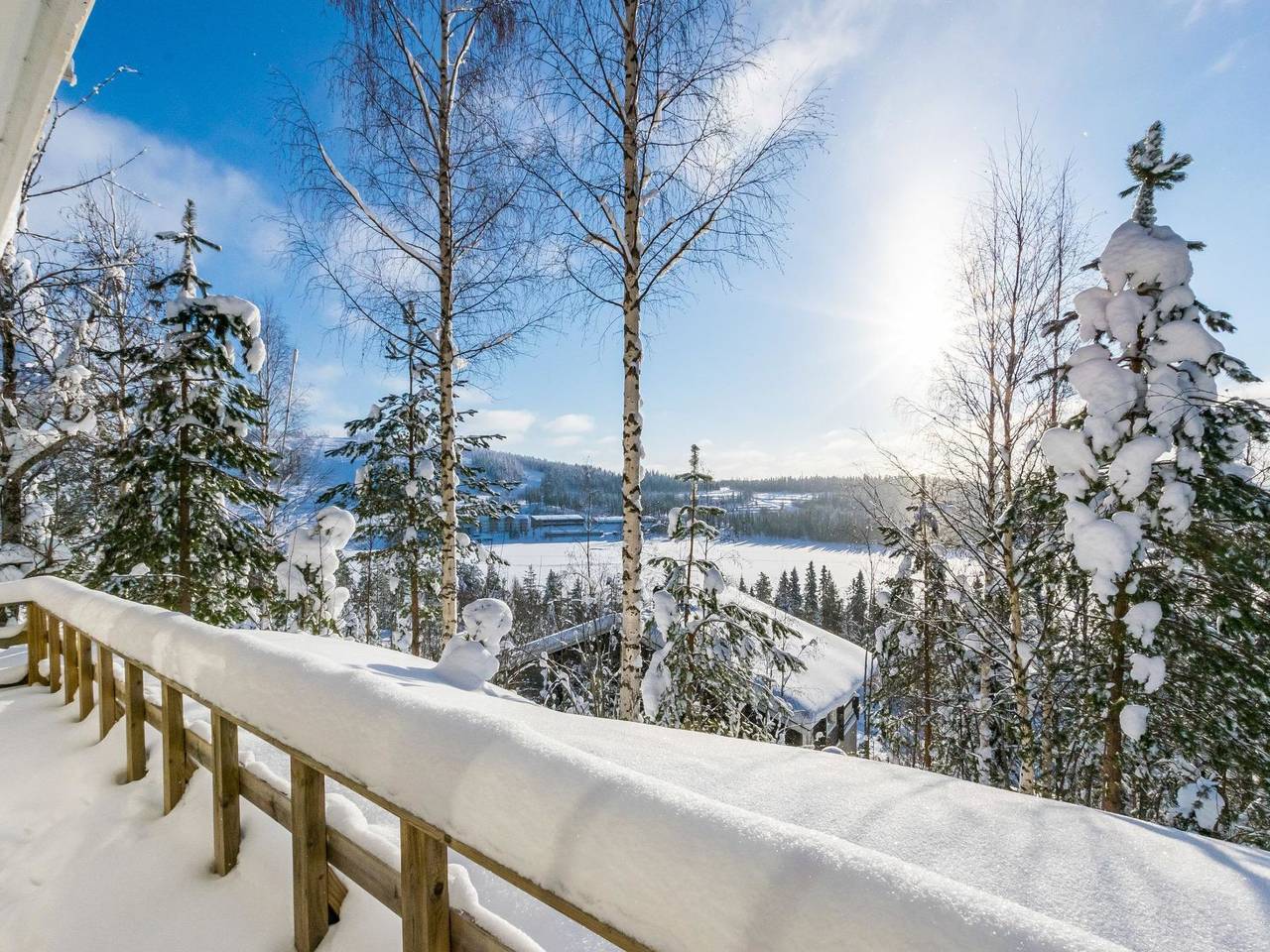 Aurinkoalppi 10b paritalo in Ukkohalla, Kainuu