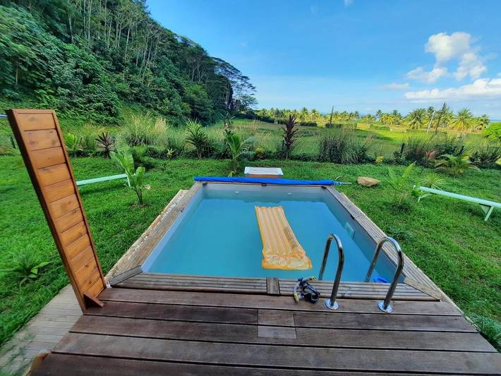 Ferienwohnung für 4 Personen, mit Garten und Pool sowie Ausblick - 1
