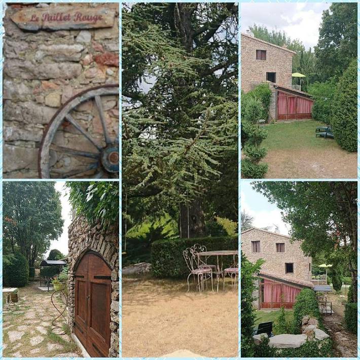 Maison d’hôte pour 3 personnes, avec Terrasse ainsi que Jardin et Vue