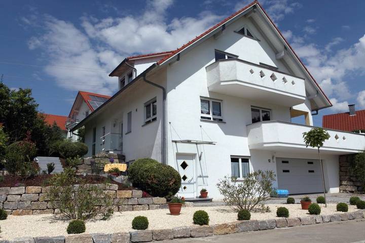 Gîte pour 4 personnes, avec terrasse à Neukirch