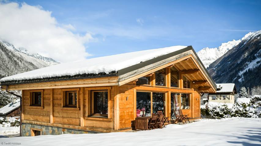 Chalet pour 12 personnes, avec sauna ainsi que jardin et jacuzzi à Chamonix-Mont-Blanc