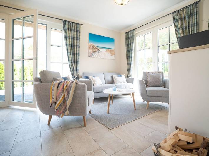 Ferienhaus für 6 Personen, mit Terrasse und Garten sowie Sauna in Bodstedt - 4