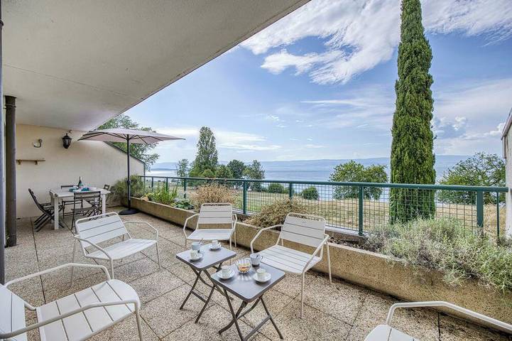Appartement de vacances pour 6 personnes, avec Balcon et Jardin
